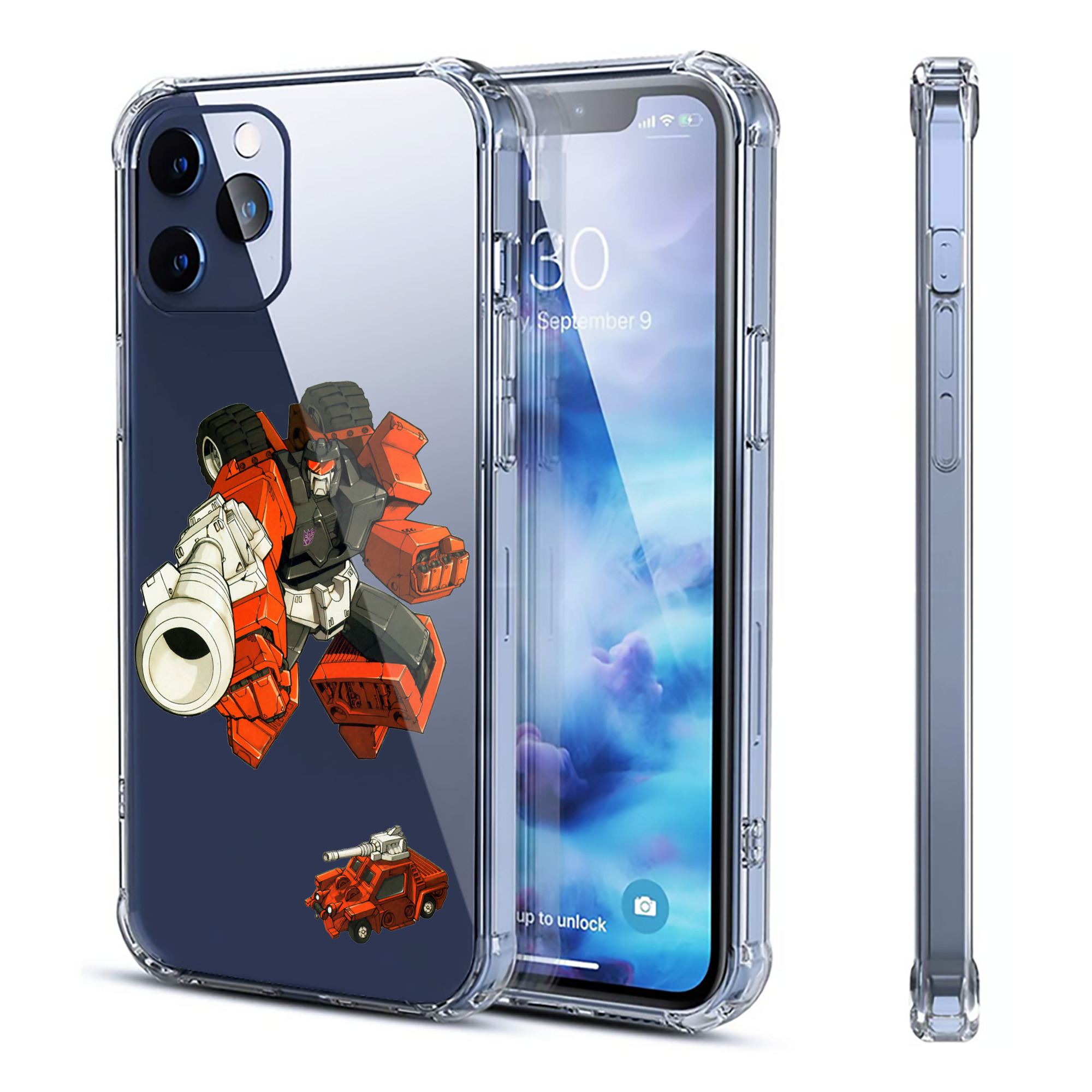 （画像用）  【iPhone 12シリーズ対応】透明スマホケース（クリアソフトケース）
